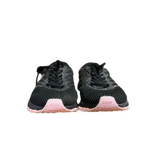 Black and Pink Athletic Sneakers